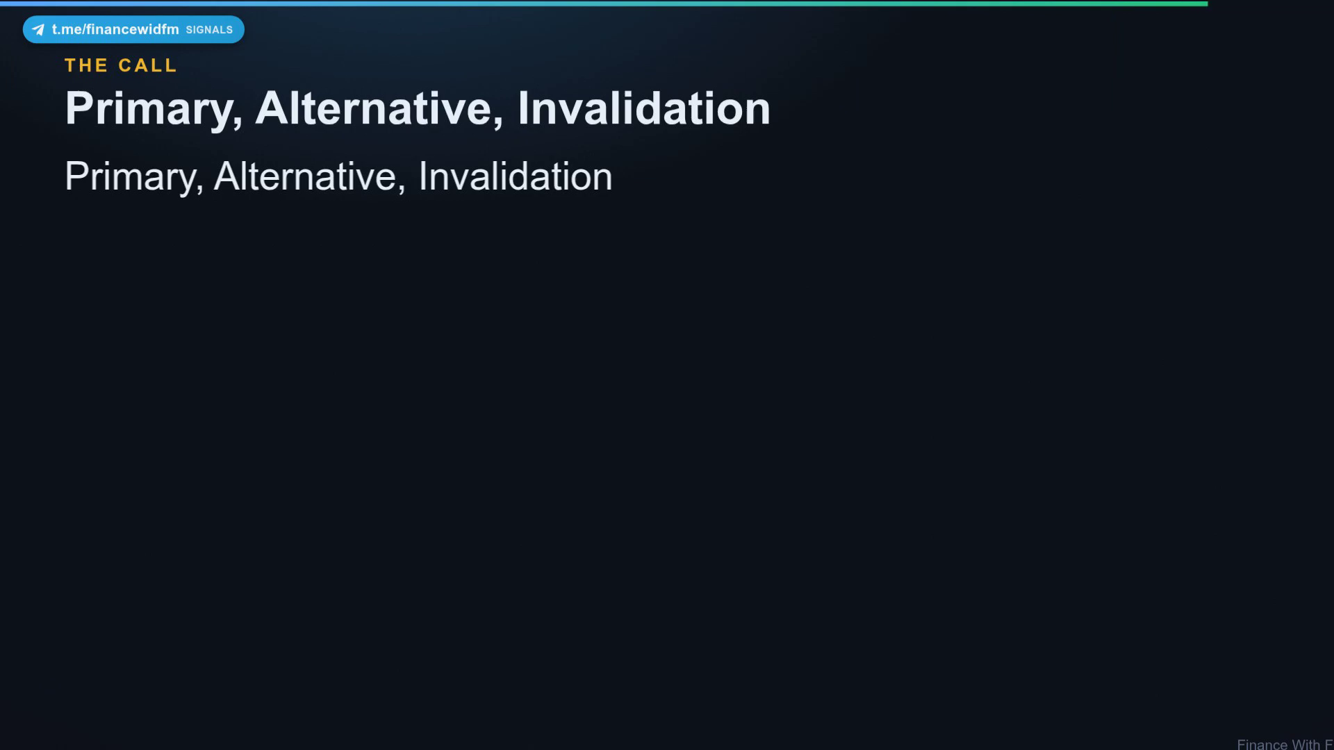 Primary, Alternative, Invalidation — Finance With FM