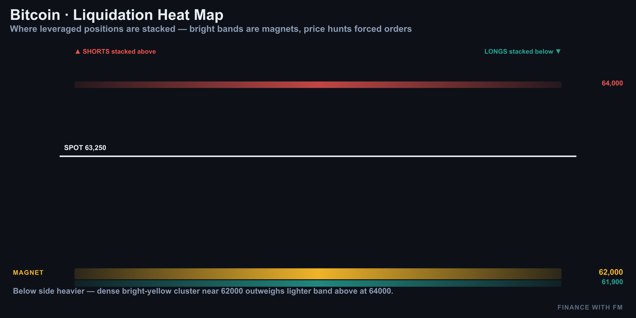 Liquidation Heatmap — The Trap Just Below — Finance With FM